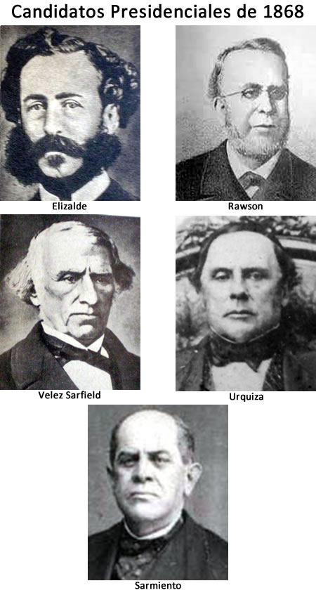 Candidatos presidenciales de 1868